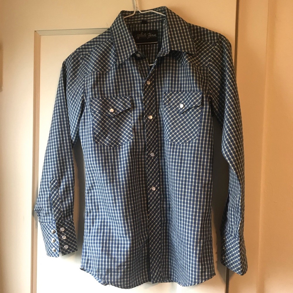 Plaid Pearl-snap